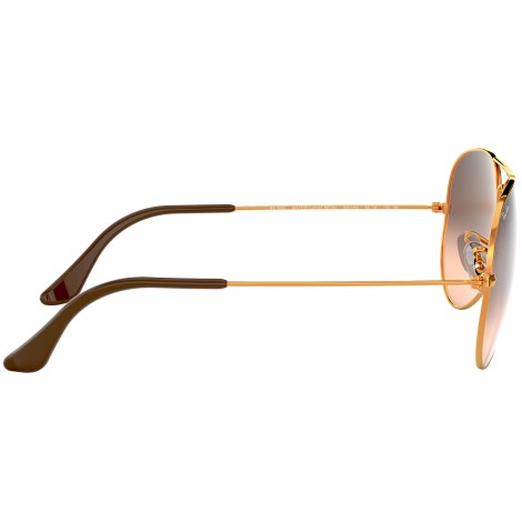 Aviator Gradient RB3025 shiny light bronze