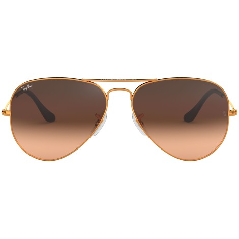 Aviator Gradient RB3025 shiny light bronze