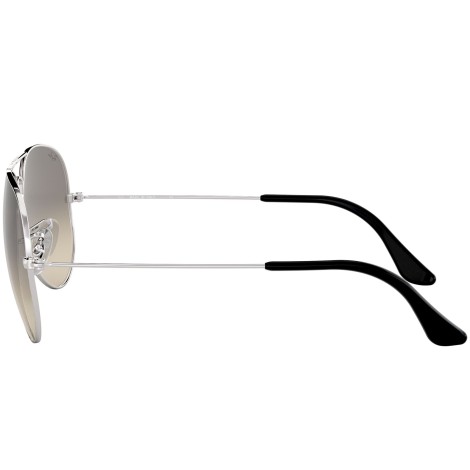 Aviator Gradient RB3025 silver metal grey