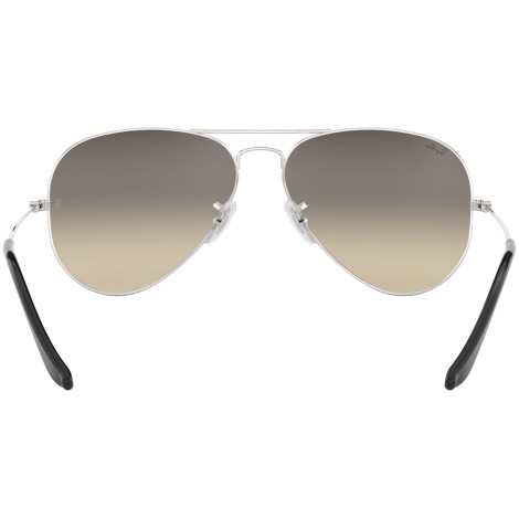 Aviator Gradient RB3025 silver metal grey