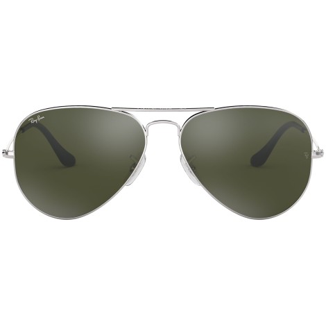 Aviator Gradient RB3025 silver metal grey