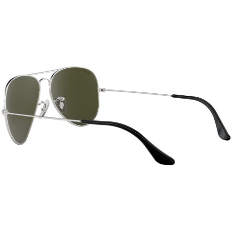 Aviator Gradient RB3025 silver metal grey