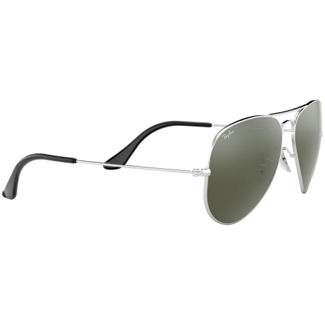 Aviator Gradient RB3025 silver metal grey