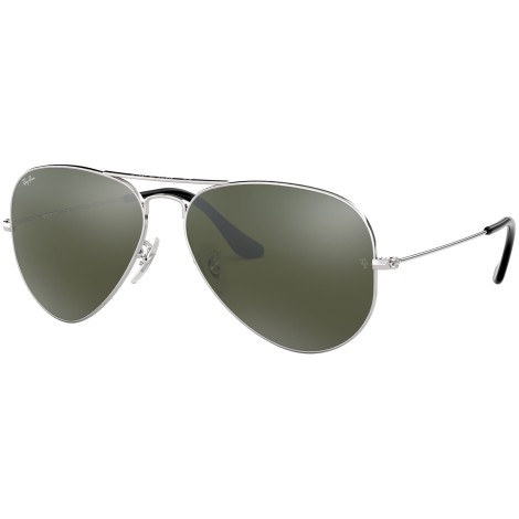 Aviator Gradient RB3025 silver metal grey