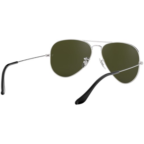 Aviator Gradient RB3025 silver metal grey