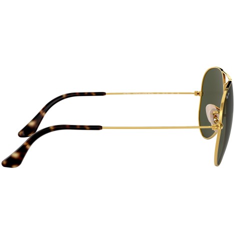 Aviator Havana Collection RB3025 polished gold