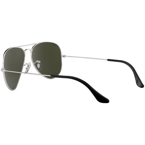 Aviator Mirror RB3025 polished silver metal