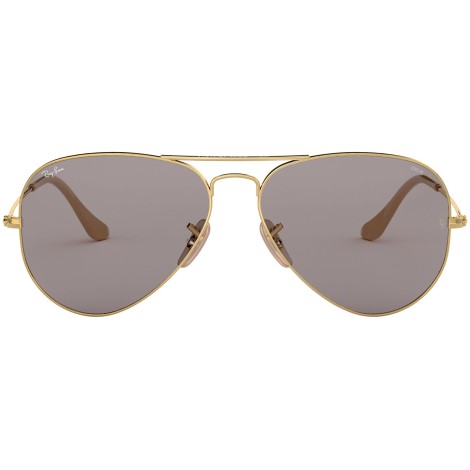 Aviator Washed Evolve RB3025 gold and grey