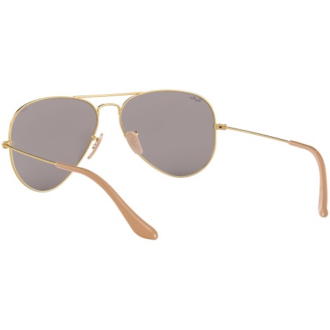 Aviator Washed Evolve RB3025 gold and grey