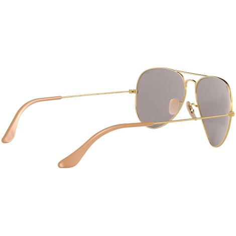 Aviator Washed Evolve RB3025 gold and grey