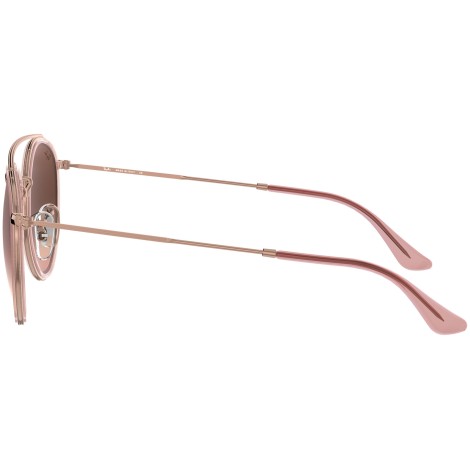 Round Double Bridge RB3647N pink bronze