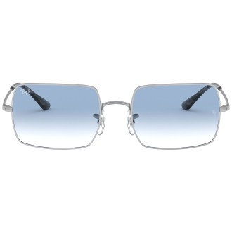 Rectangle RB1969 silver light blue