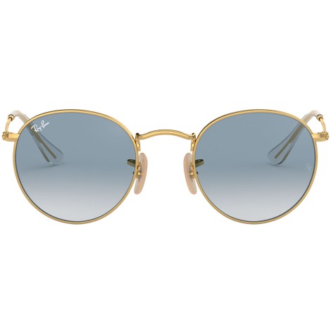 Round Flat Lenses RB3447N gold azure