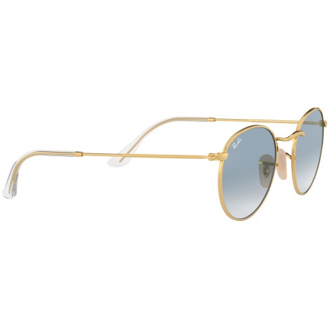 Round Flat Lenses RB3447N gold azure