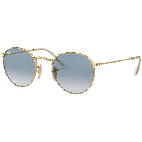 Round Flat Lenses RB3447N gold azure