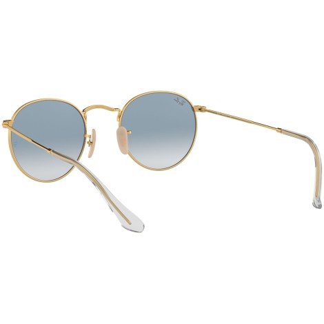 Round Flat Lenses RB3447N gold azure