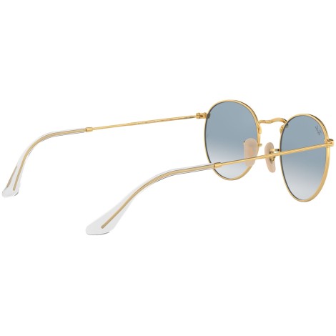 Round Flat Lenses RB3447N gold azure