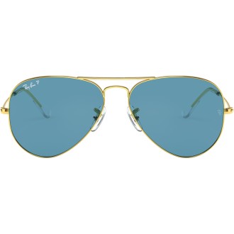 Aviator Classic RB3025 gold polar blue