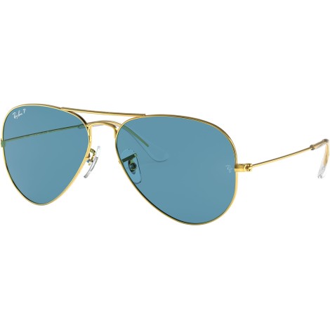 Aviator Classic RB3025 gold polar blue