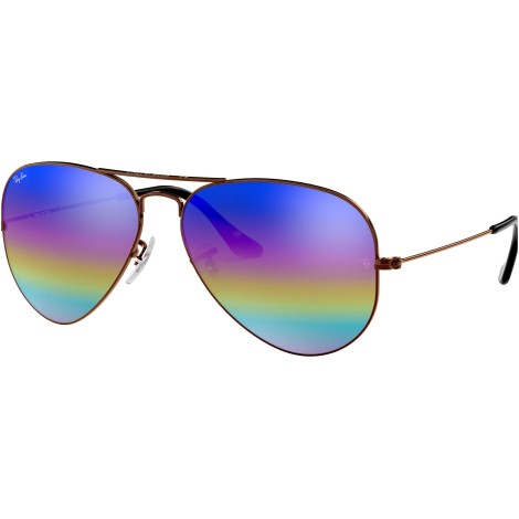 Aviator Large Metal RB3025 9019C2 metallic dark bronze