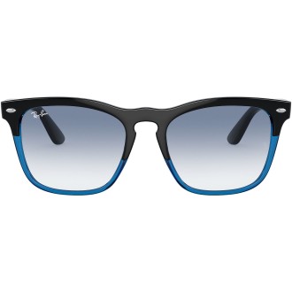 Steve RB4487 663219 black on transparent blue