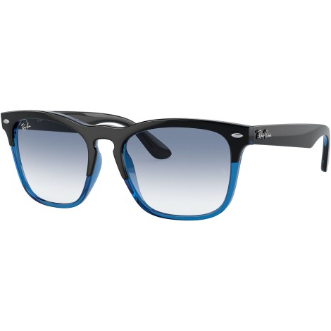 Steve RB4487 663219 black on transparent blue