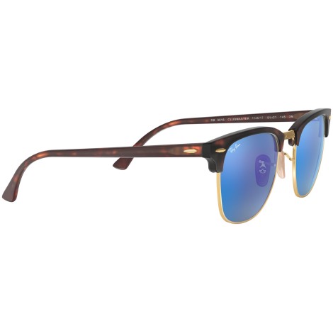 Clubmaster Flash Lenses RB3016 sand havana and gold