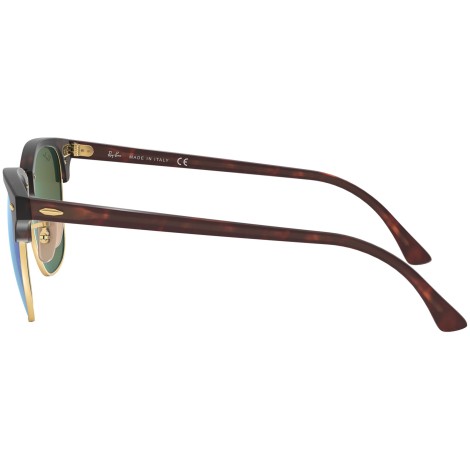 Clubmaster Flash Lenses RB3016 sand havana and gold