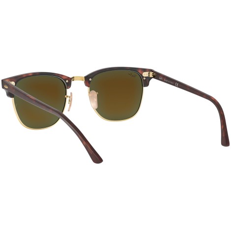 Clubmaster Flash Lenses RB3016 sand havana and gold