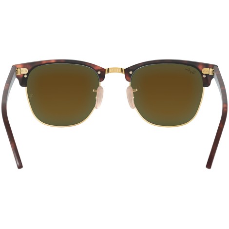 Clubmaster Flash Lenses RB3016 sand havana and gold