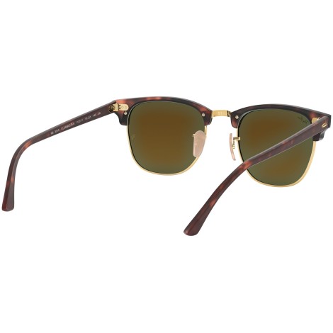 Clubmaster Flash Lenses RB3016 sand havana and gold