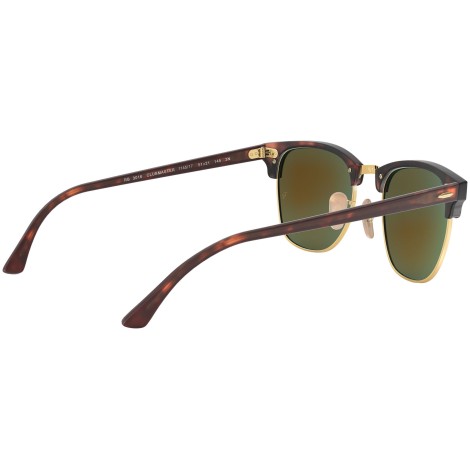 Clubmaster Flash Lenses RB3016 sand havana and gold