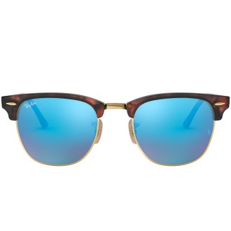 Clubmaster Flash Lenses RB3016 sand havana and gold