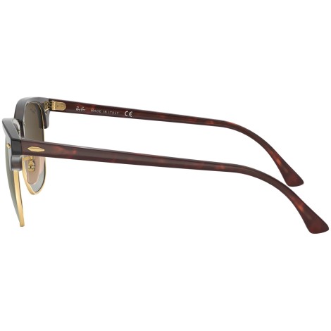 Clubmaster Flash Lenses RB3016 shiny red havana