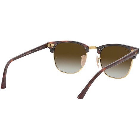 Clubmaster Flash Lenses RB3016 shiny red havana