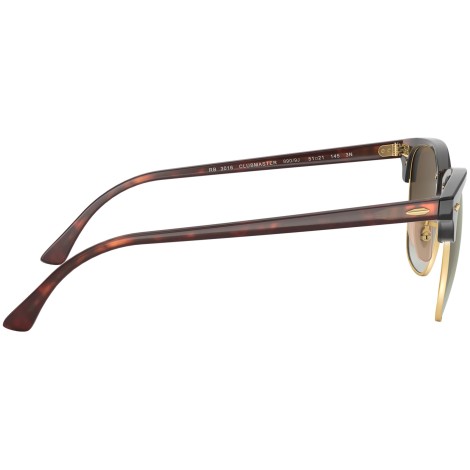 Clubmaster Flash Lenses RB3016 shiny red havana