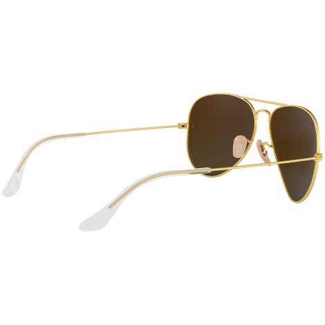 Aviator Flash Lenses RB3025 gold green