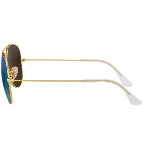 Aviator Flash Lenses RB3025 gold green