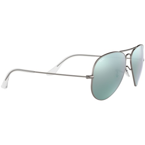 Aviator Flash Lenses RB3025 silver flash