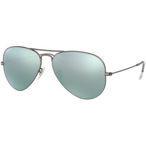 Aviator Flash Lenses RB3025 silver flash