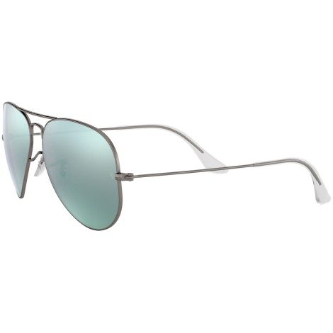 Aviator Flash Lenses RB3025 silver flash