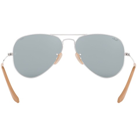 Aviator Washed Evolve RB3025 silver and blue