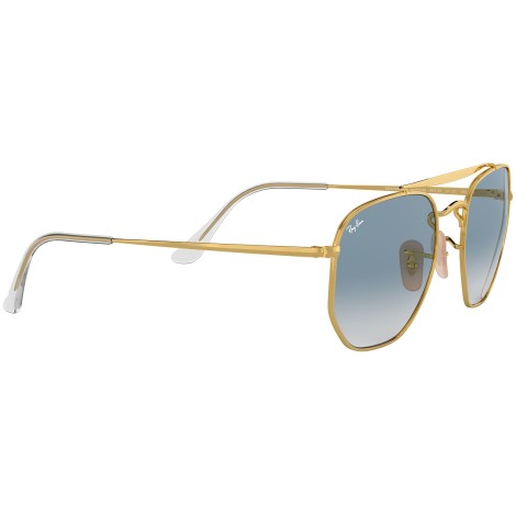 The Marshal RB3648 gold clear gradient blue