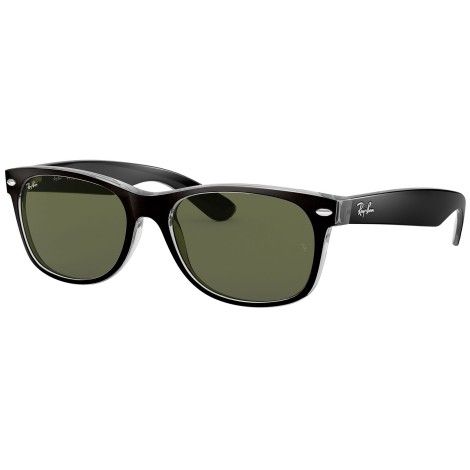 New Wayfarer Color Mix RB2132 black on transparent