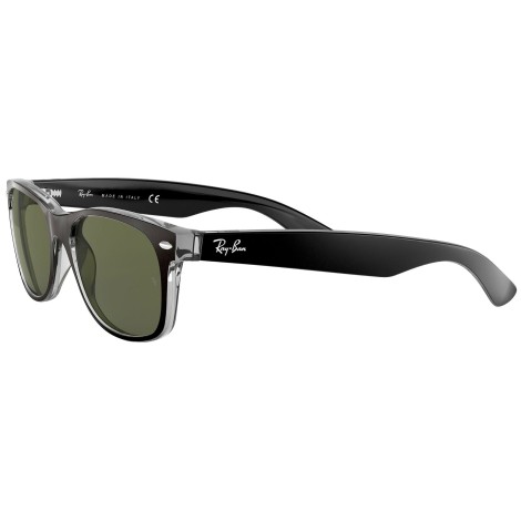 New Wayfarer Color Mix RB2132 black on transparent