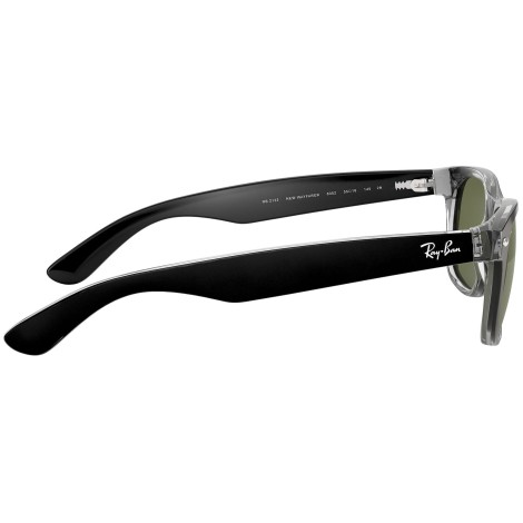 New Wayfarer Color Mix RB2132 black on transparent