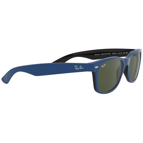 New Wayfarer Color Mix RB2132 rubber blue on black