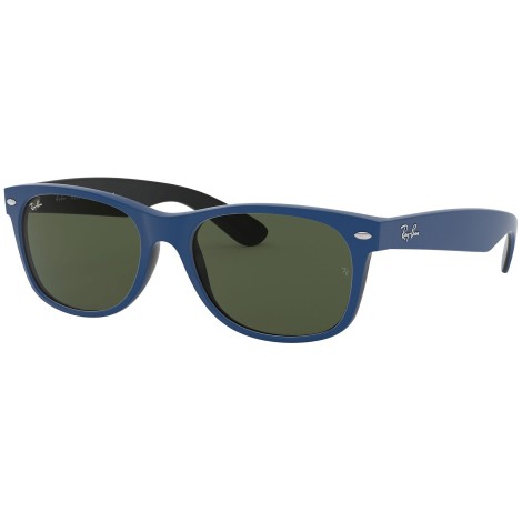 New Wayfarer Color Mix RB2132 rubber blue on black