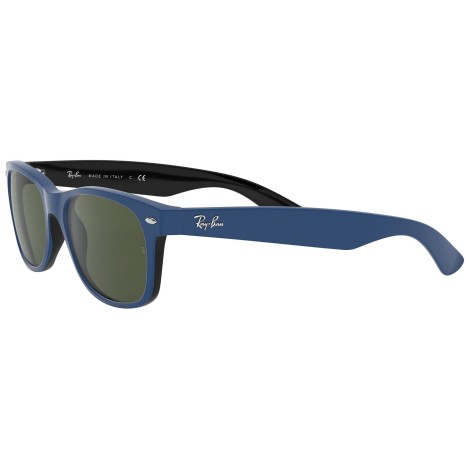 New Wayfarer Color Mix RB2132 rubber blue on black