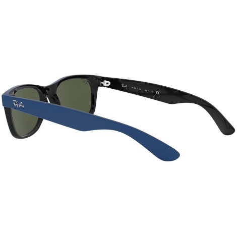 New Wayfarer Color Mix RB2132 rubber blue on black